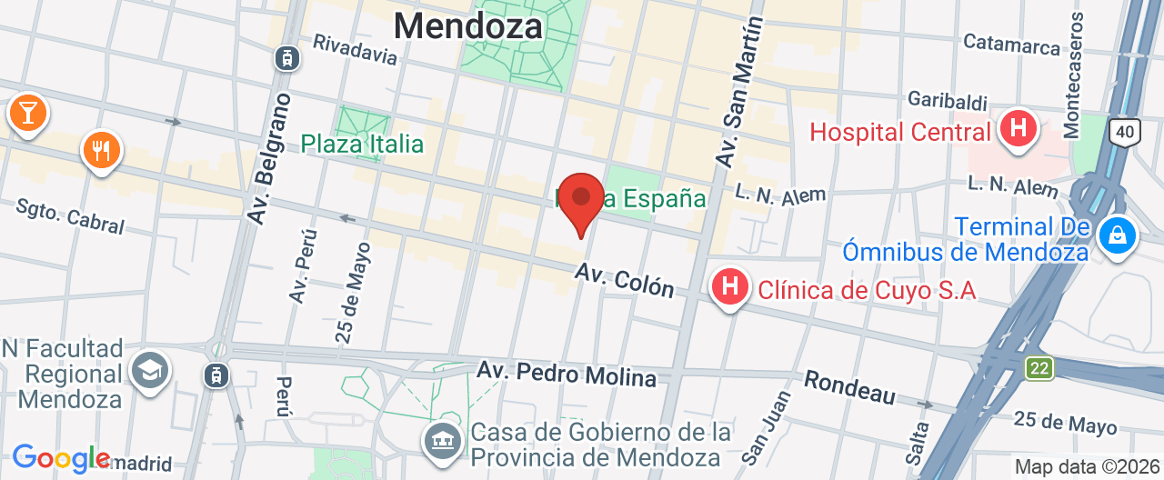 Mapa de la ubicación