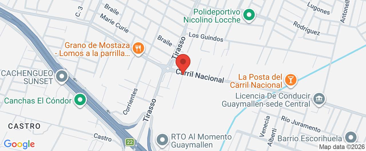 Mapa de la ubicación