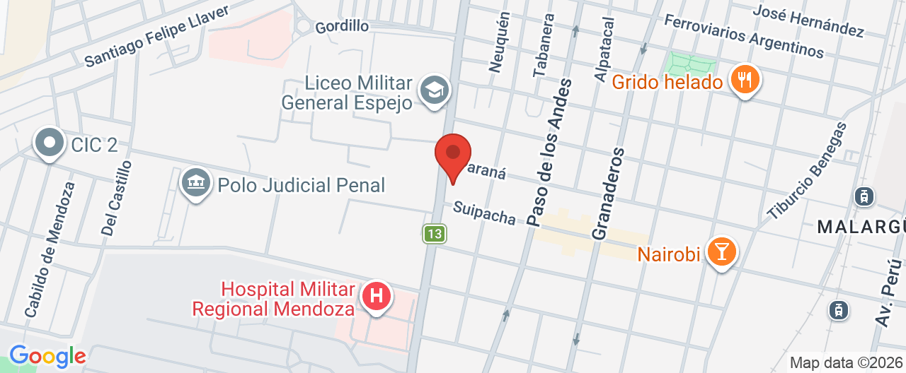 Mapa de la ubicación