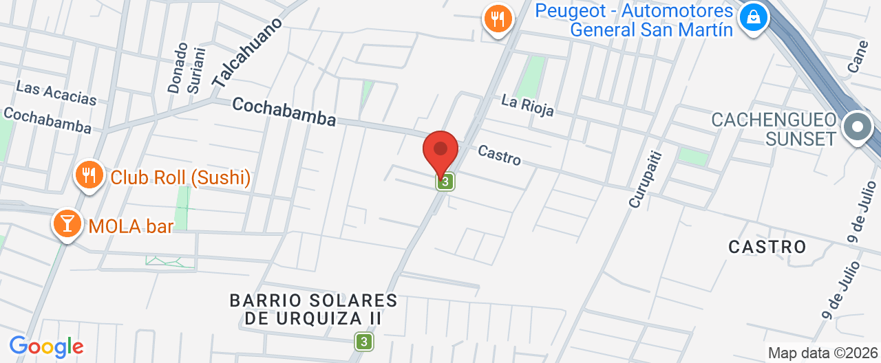 Mapa de la ubicación