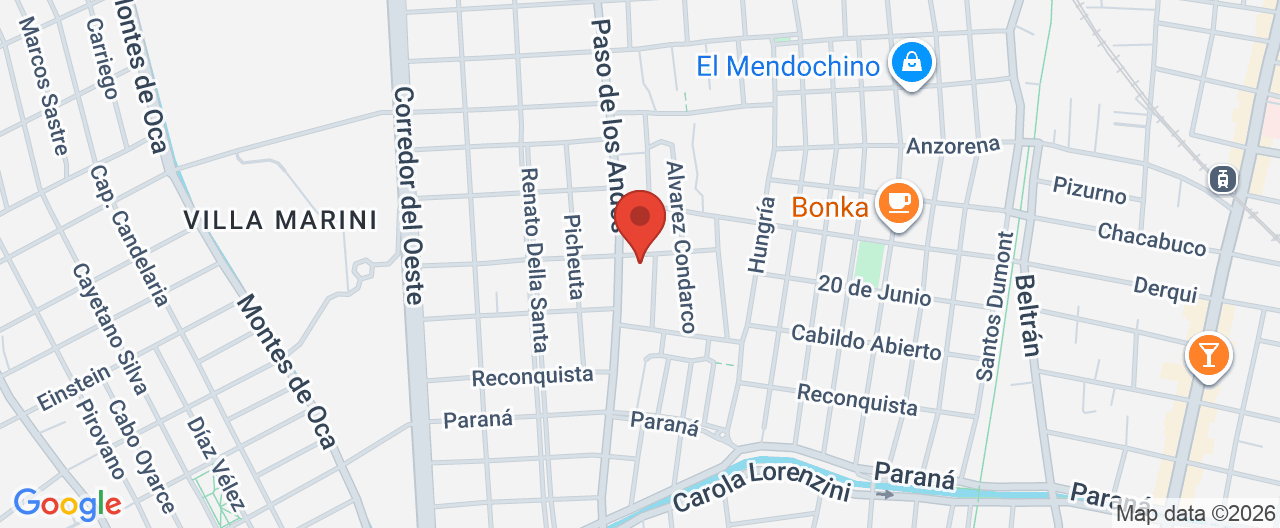Mapa de la ubicación