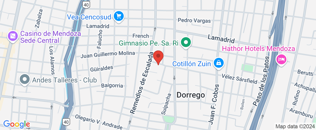 Mapa de la ubicación