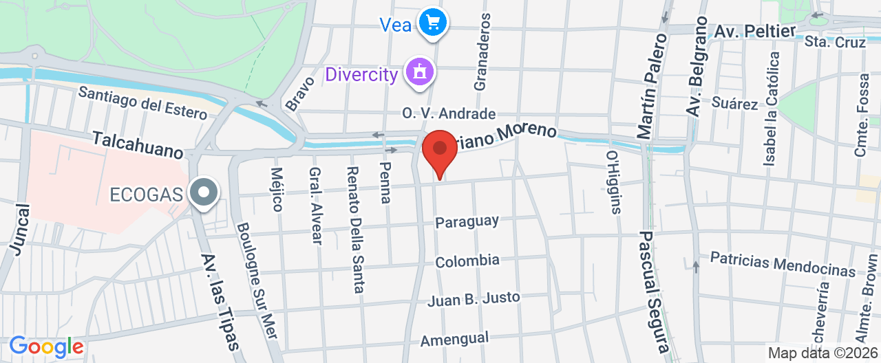 Mapa de la ubicación