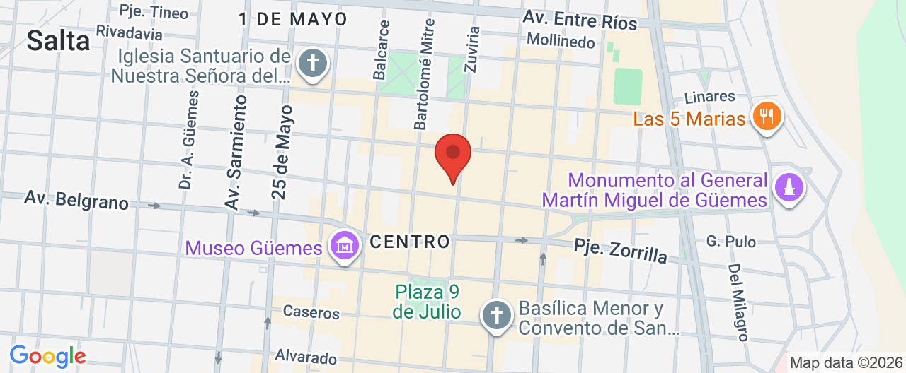 Mapa de la ubicación