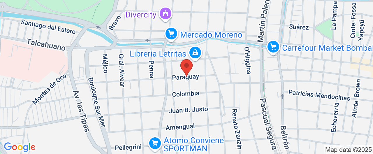 Mapa de la ubicación