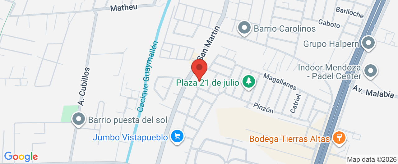 Mapa de la ubicación