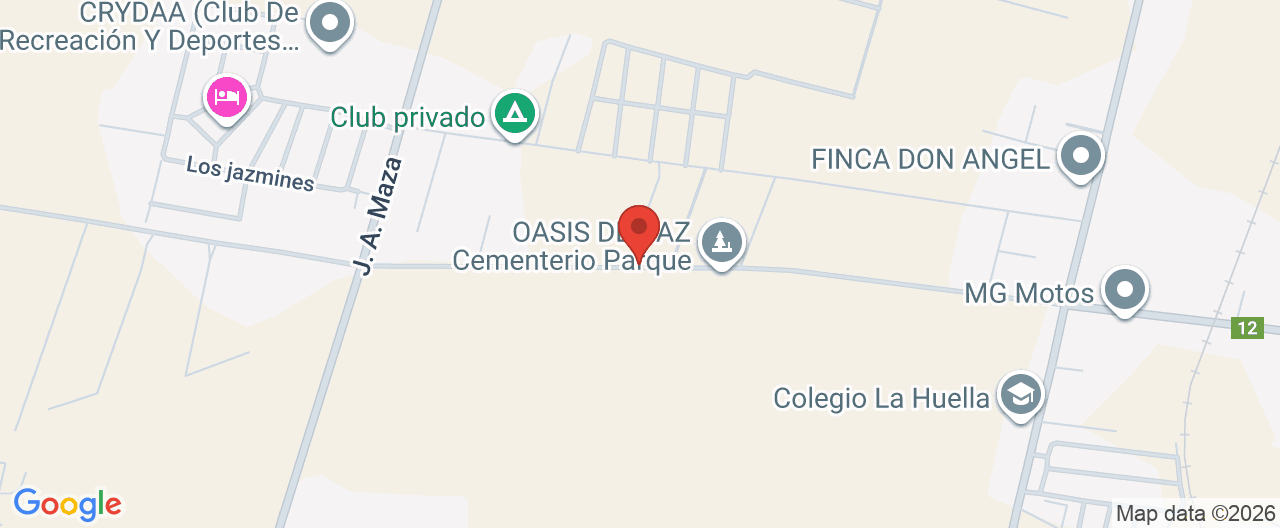 Mapa de la ubicación