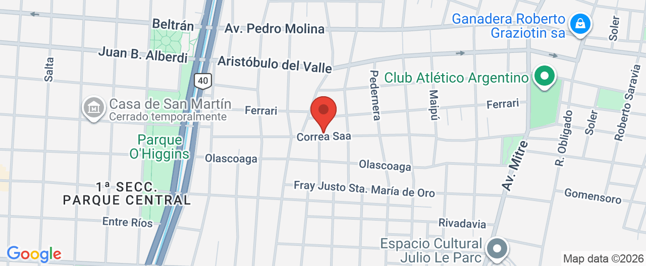 Mapa de la ubicación