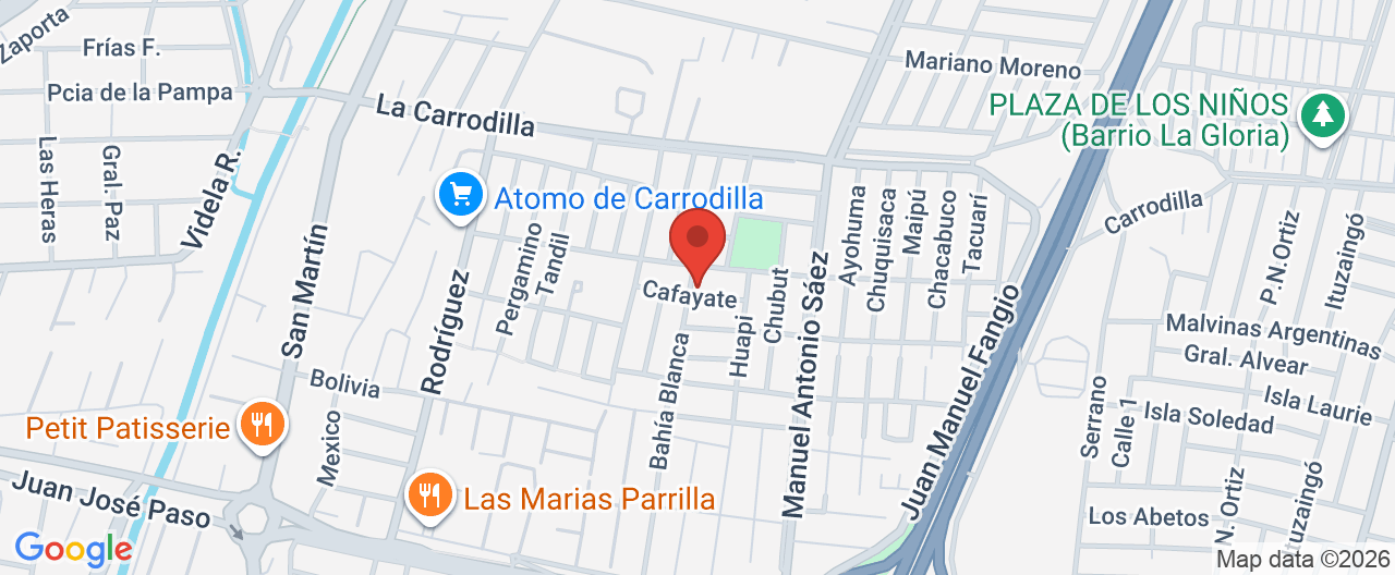 Mapa de la ubicación