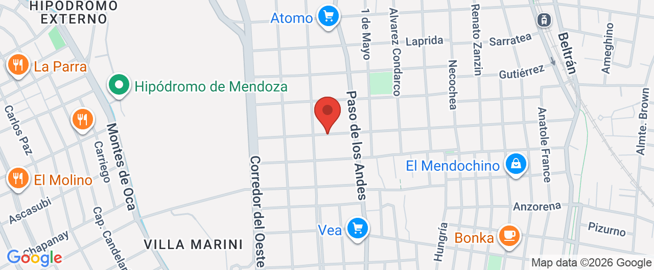 Mapa de la ubicación