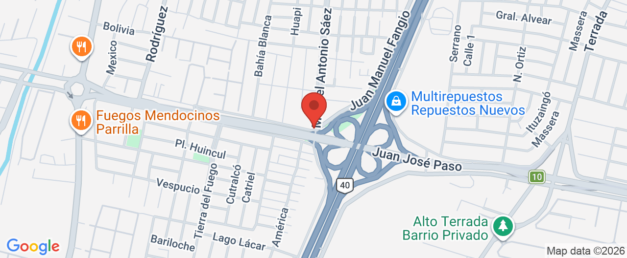 Mapa de la ubicación