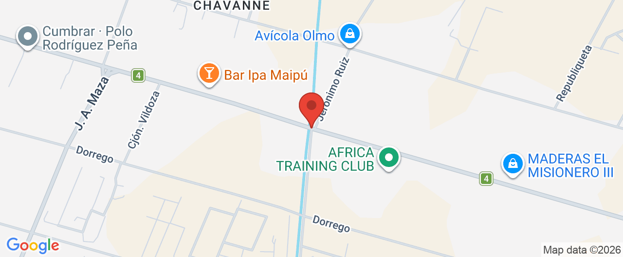Mapa de la ubicación