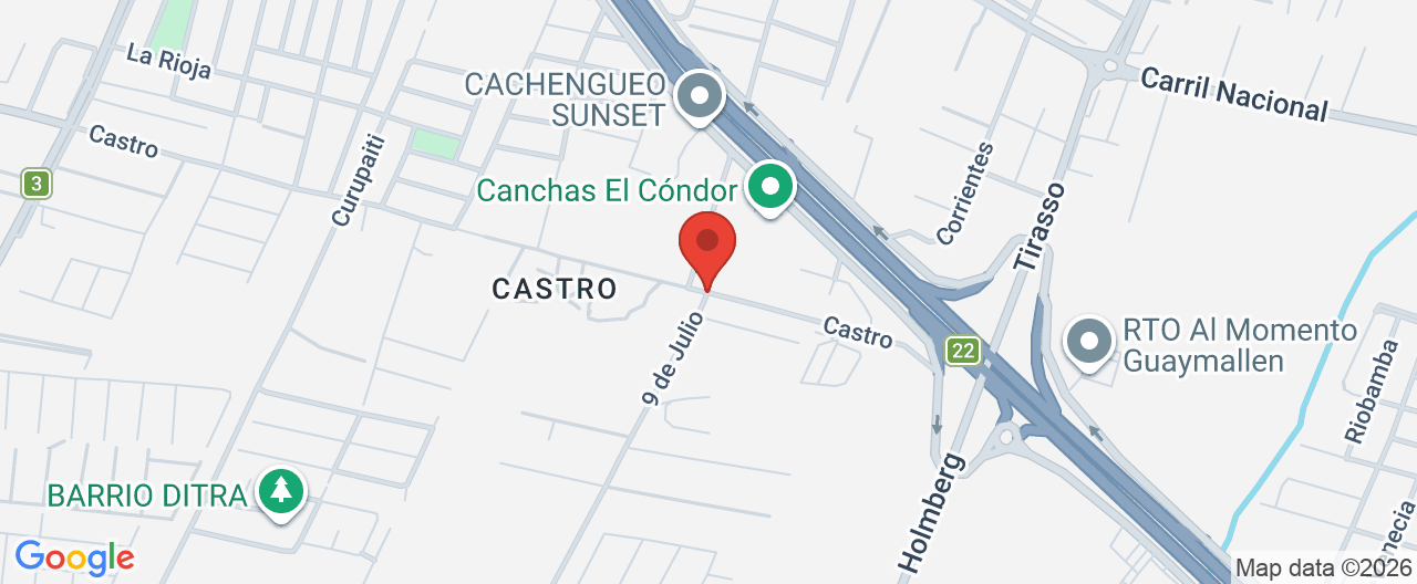 Mapa de la ubicación