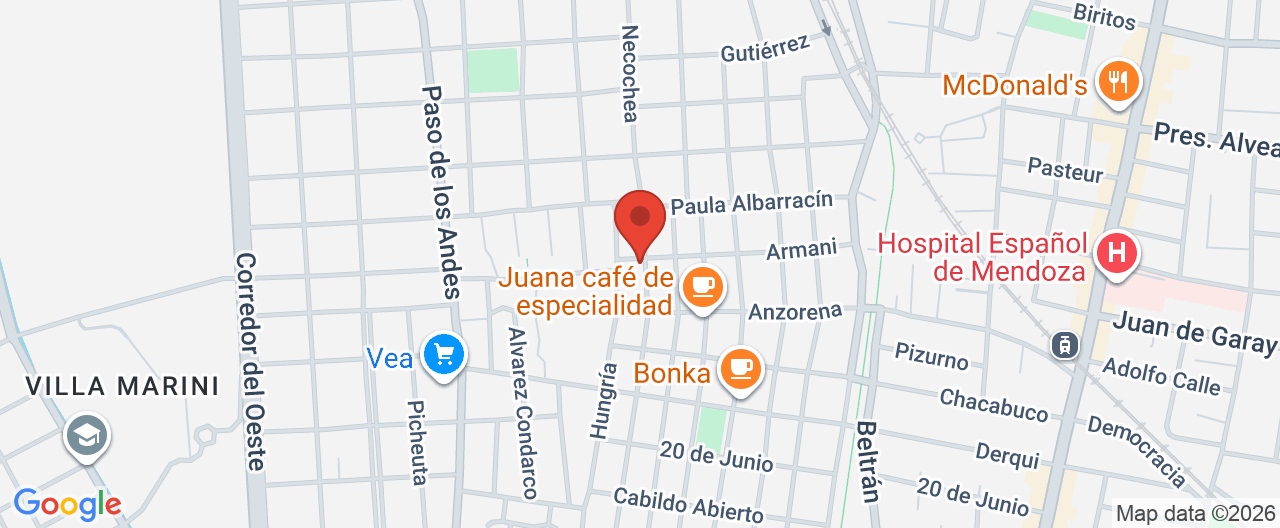 Mapa de la ubicación