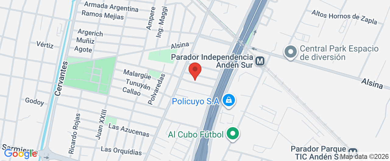 Mapa de la ubicación