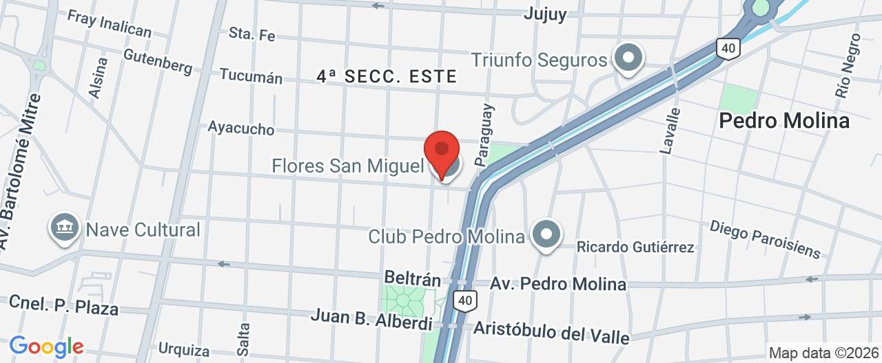 Mapa de la ubicación