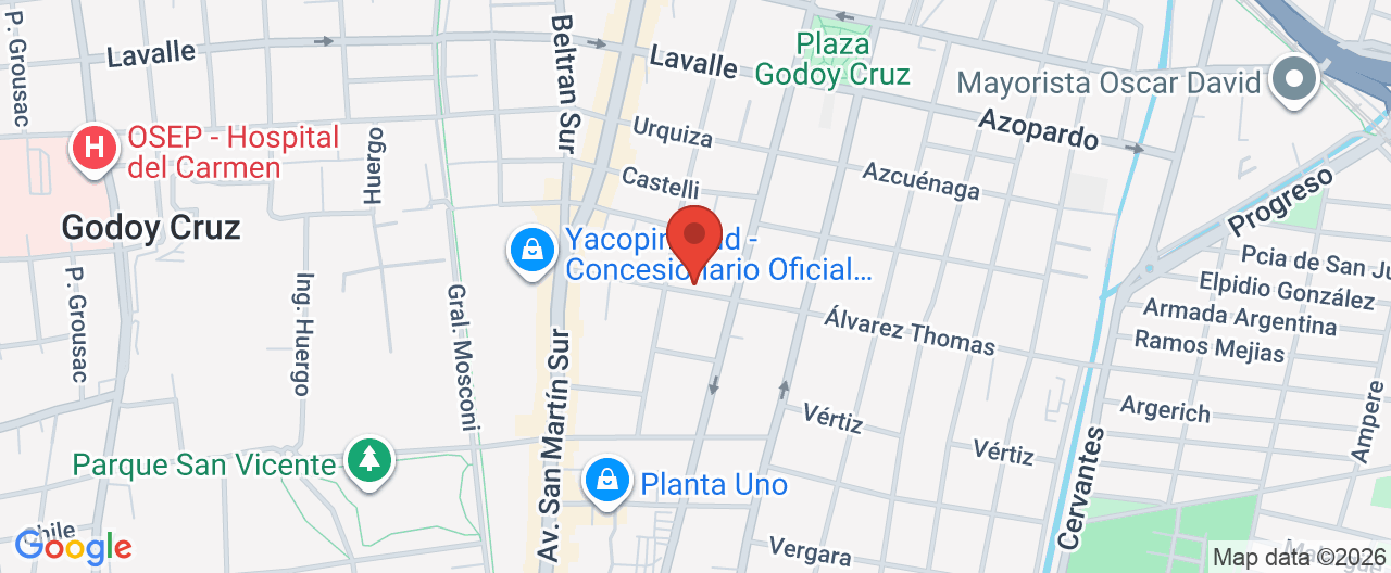 Mapa de la ubicación