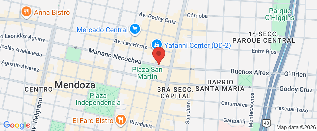 Mapa de la ubicación