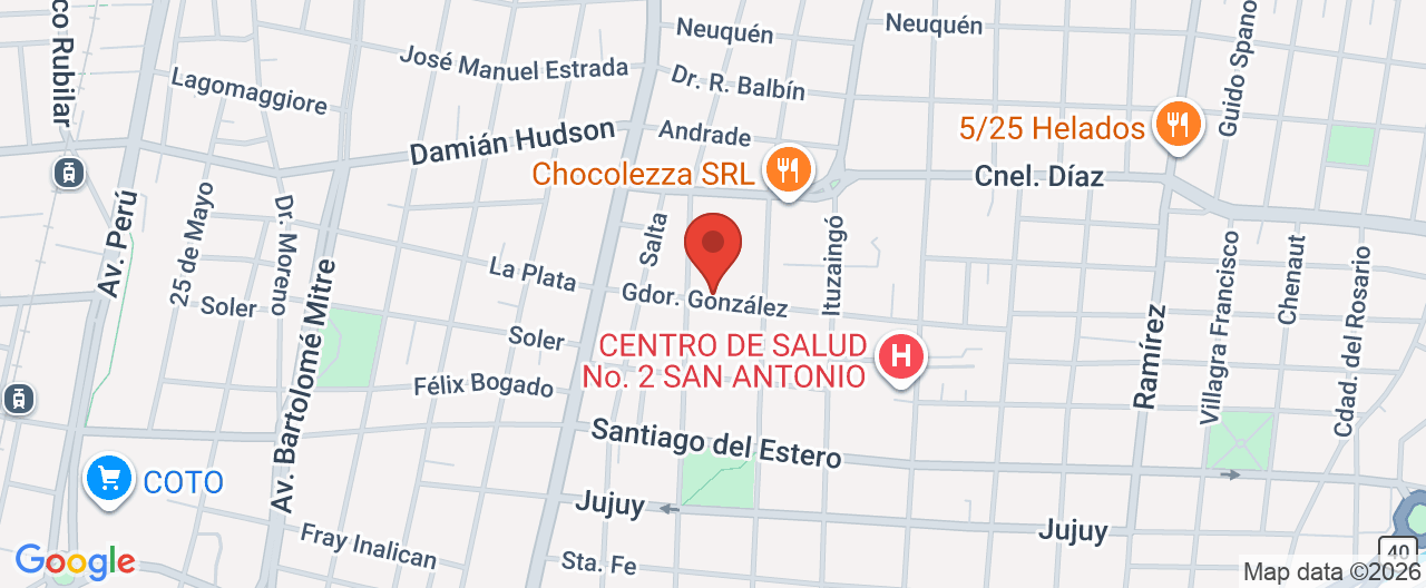 Mapa de la ubicación