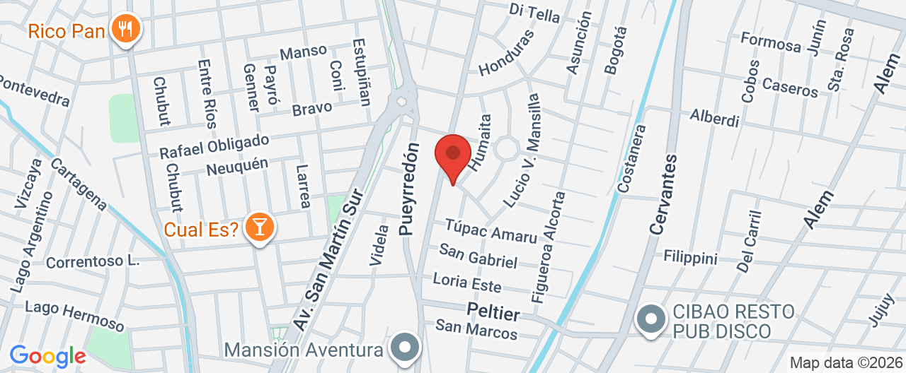 Mapa de la ubicación