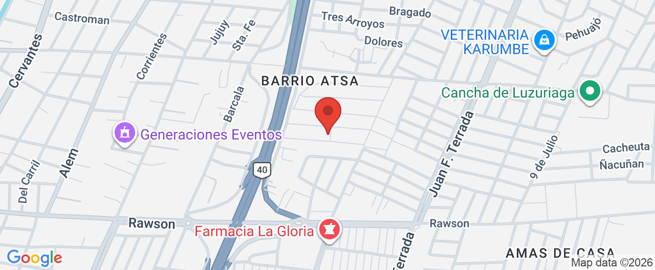 Mapa de la ubicación