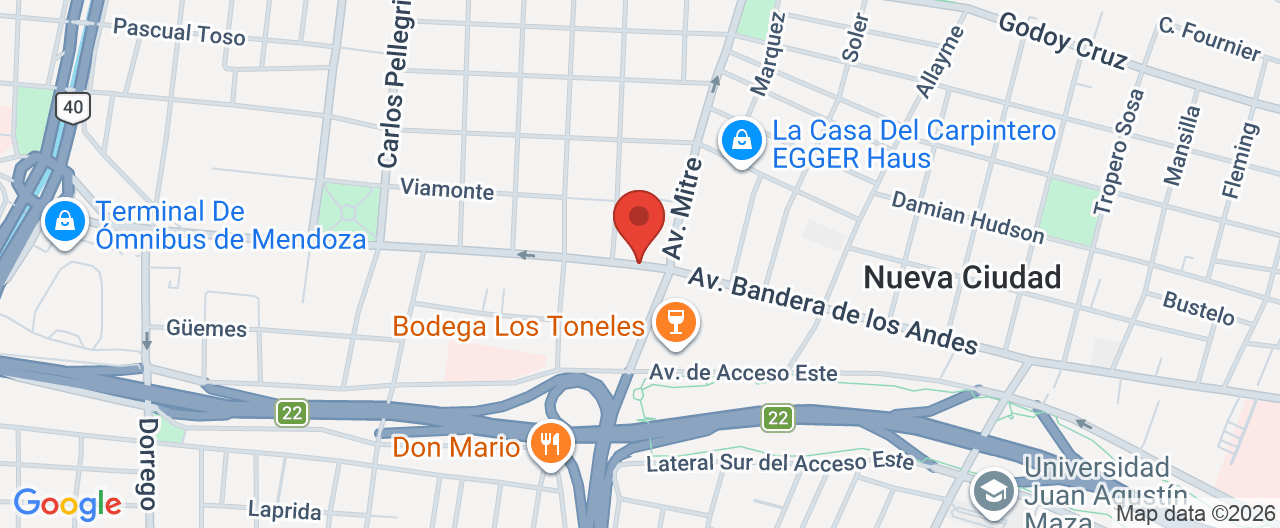 Mapa de la ubicación