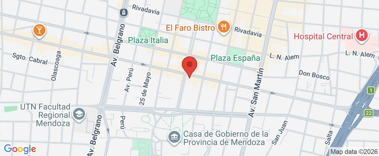 Mapa de la ubicación
