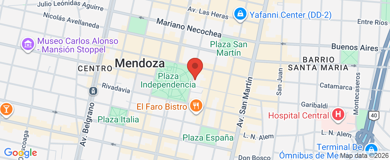 Mapa de la ubicación