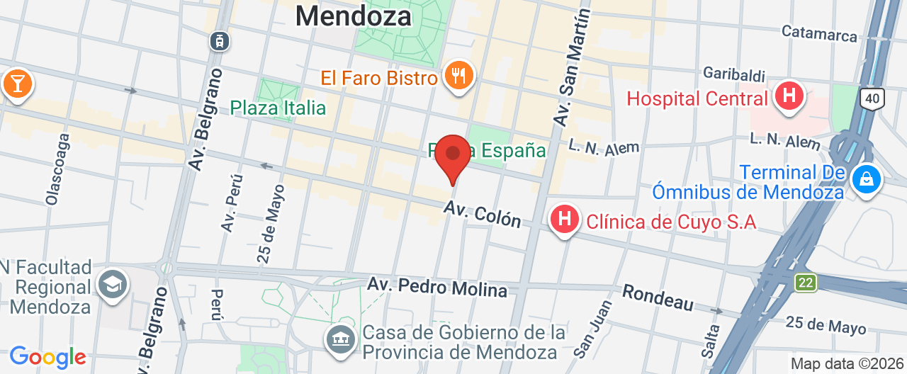 Mapa de la ubicación