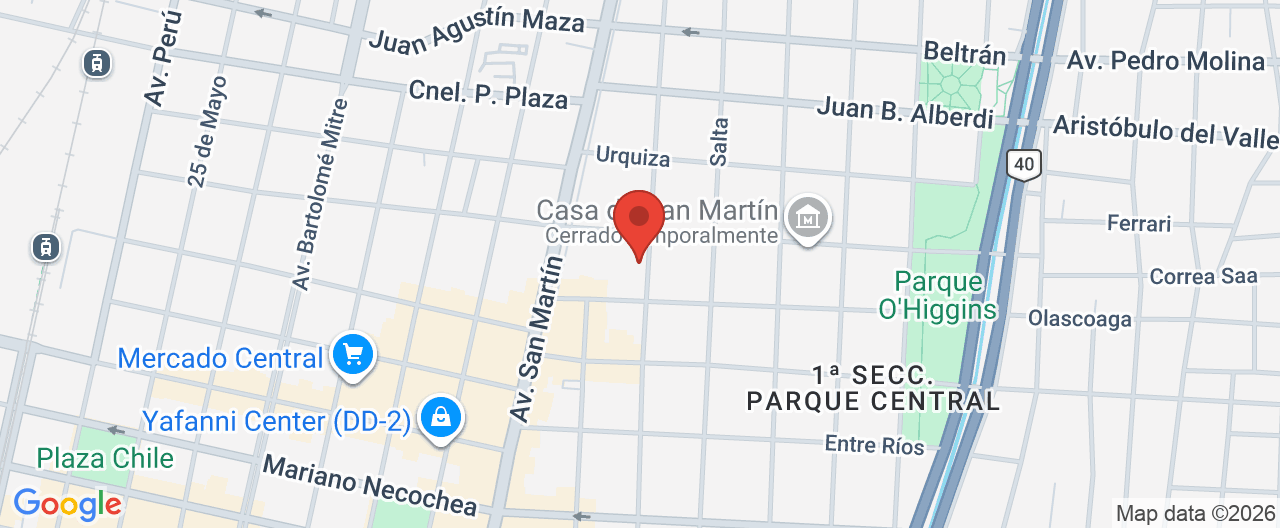 Mapa de la ubicación