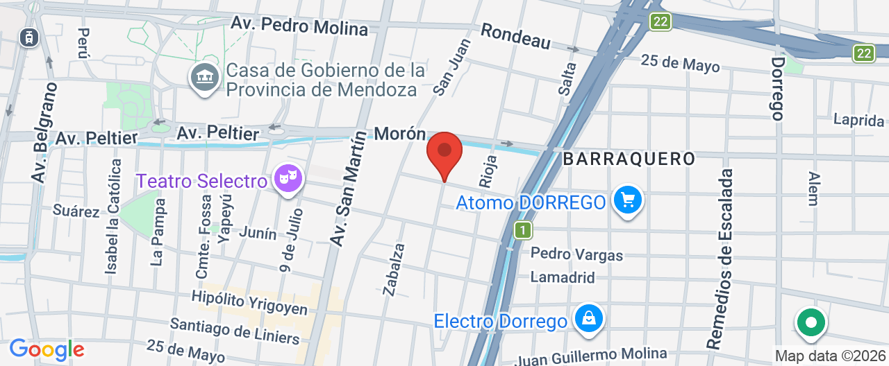 Mapa de la ubicación