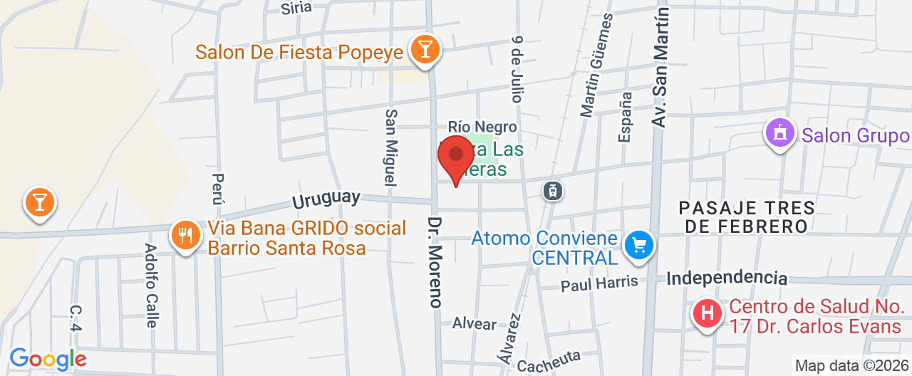 Mapa de la ubicación