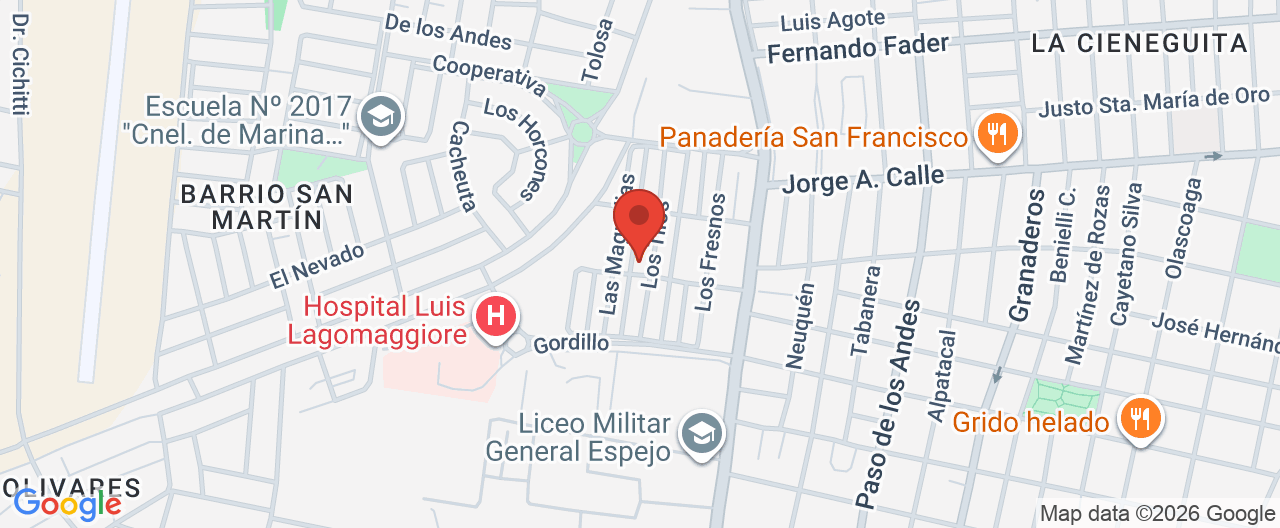 Mapa de la ubicación