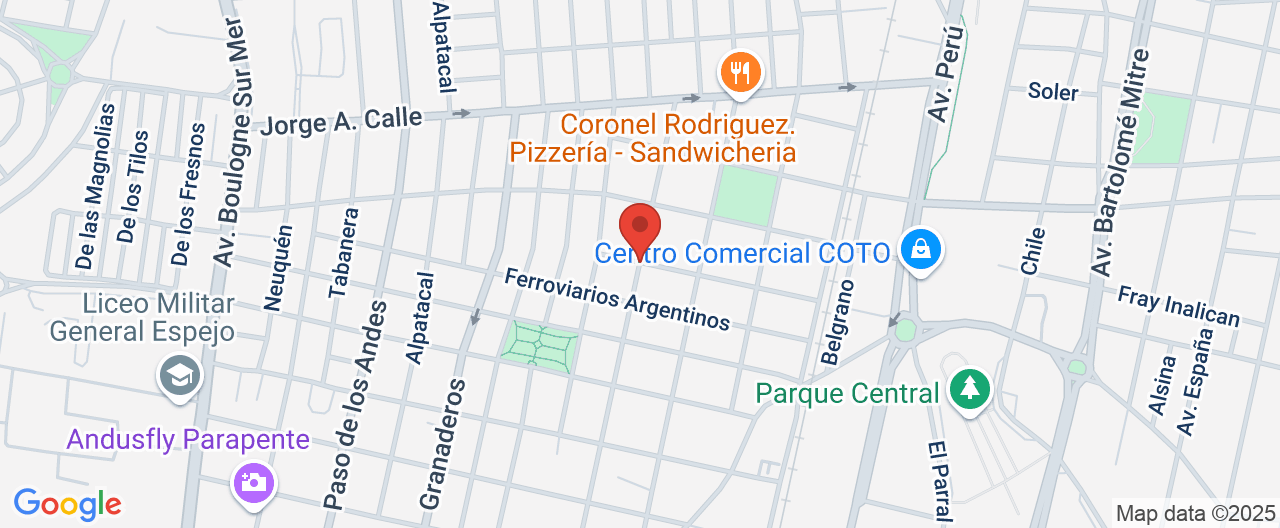 Mapa de la ubicación