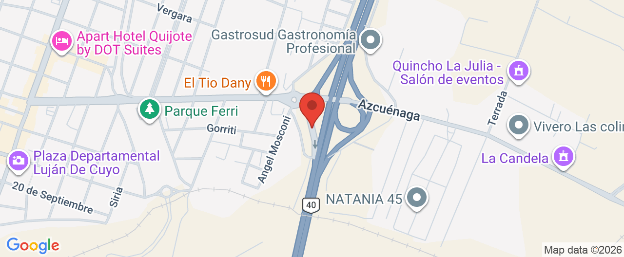 Mapa de la ubicación