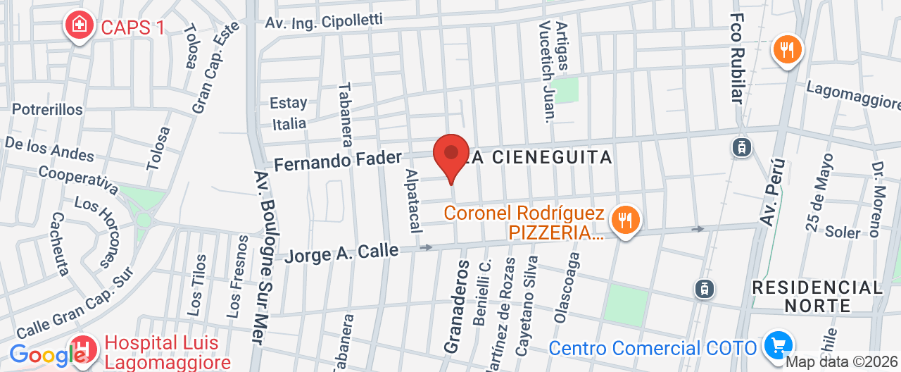 Mapa de la ubicación