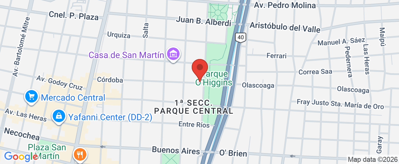 Mapa de la ubicación