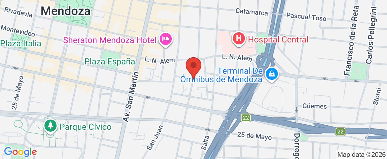 Mapa de la ubicación