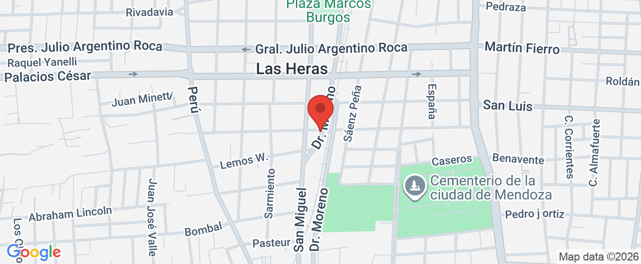Mapa de la ubicación