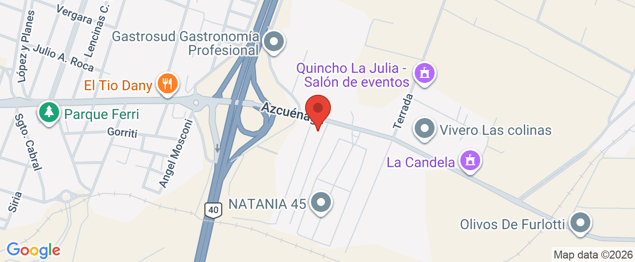 Mapa de la ubicación