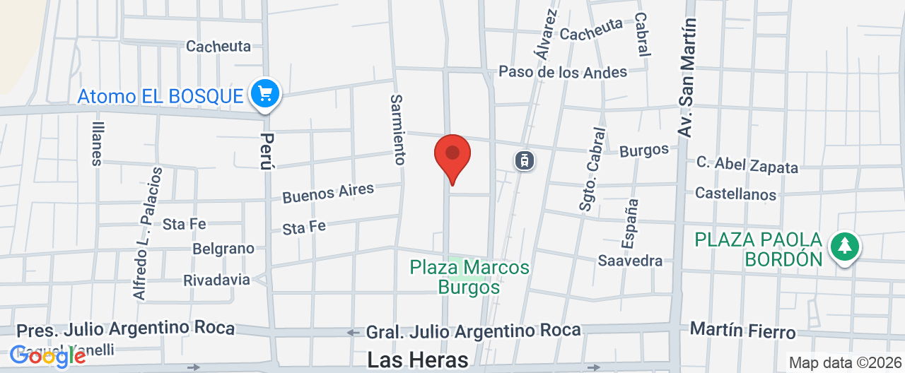 Mapa de la ubicación