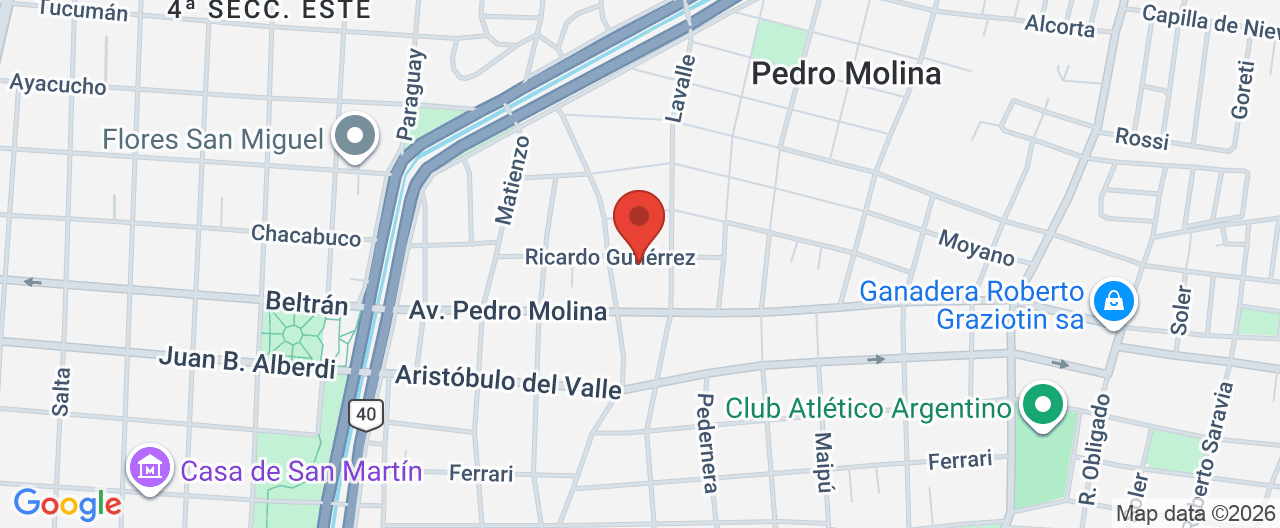 Mapa de la ubicación