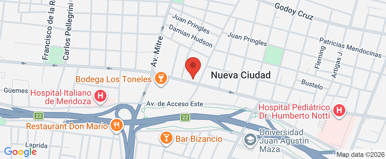 Mapa de la ubicación