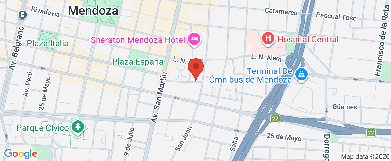Mapa de la ubicación