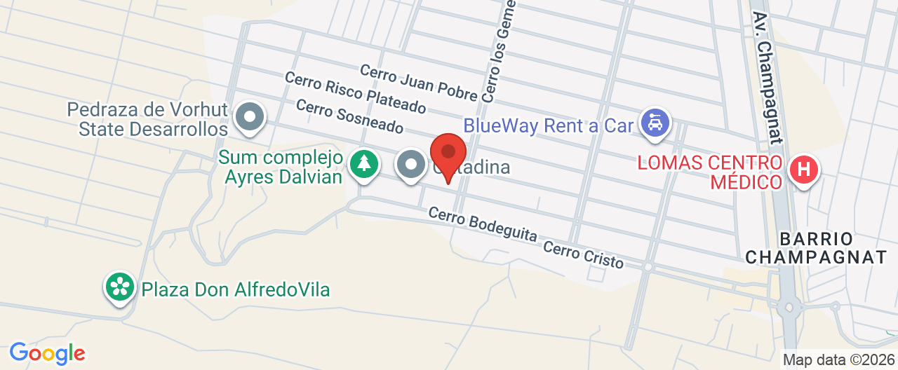 Mapa de la ubicación
