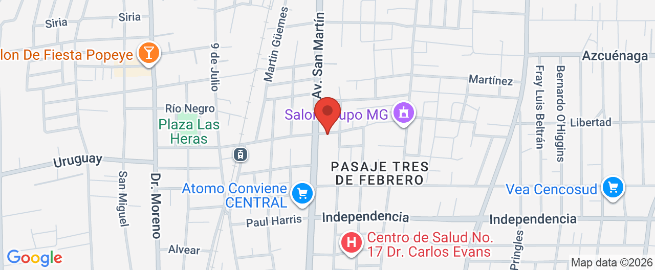 Mapa de la ubicación