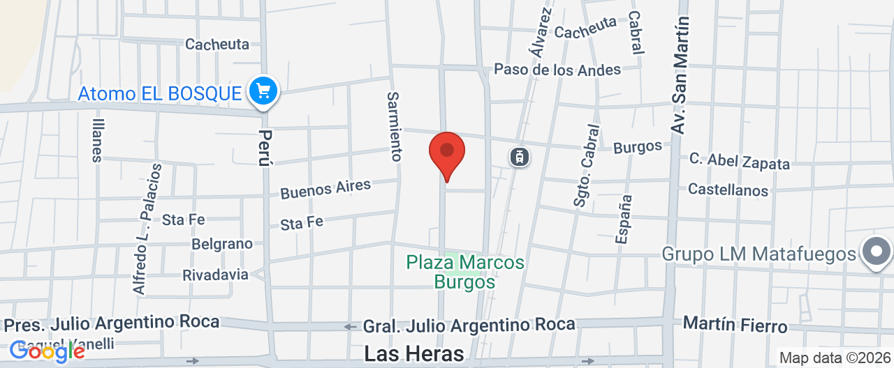 Mapa de la ubicación