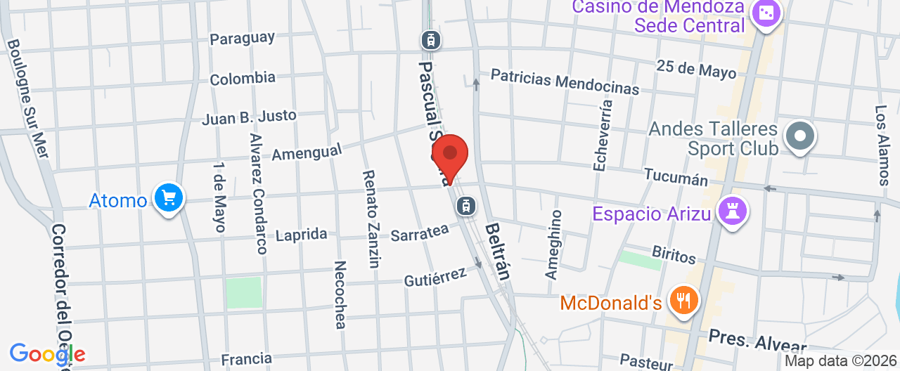Mapa de la ubicación