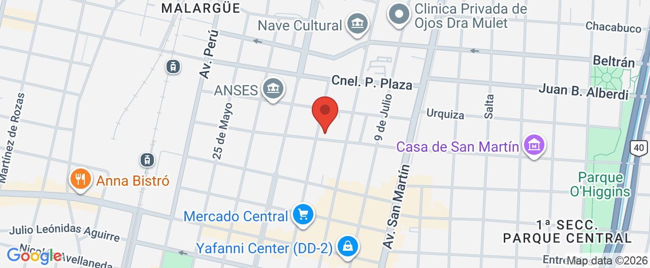 Mapa de la ubicación