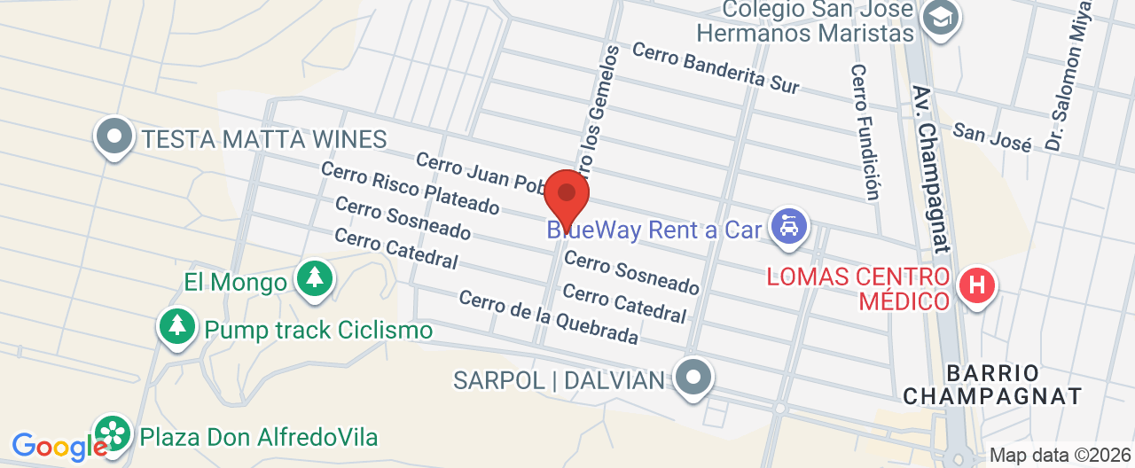 Mapa de la ubicación